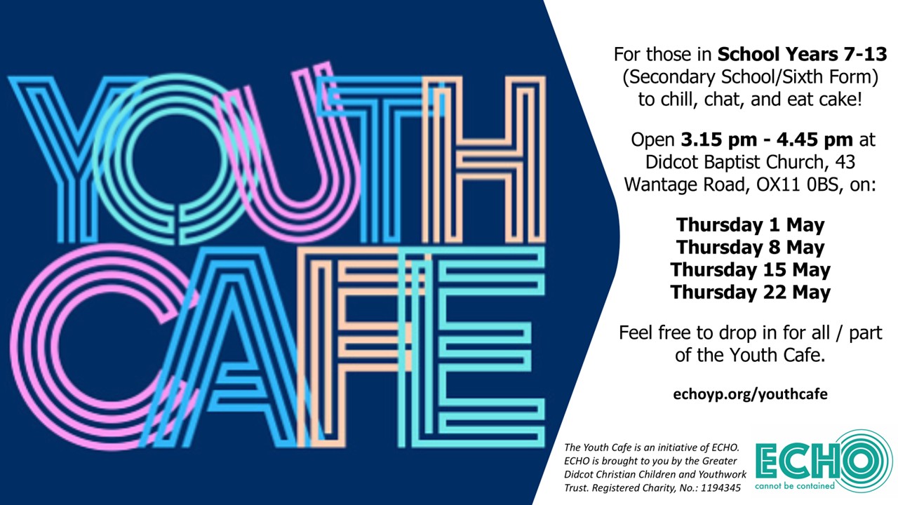 Youth Cafe - Flyer (May 2025 D
