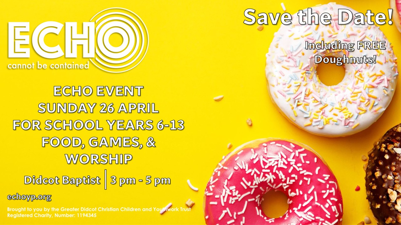 ECHO Event 26 Apr 26 Flyer